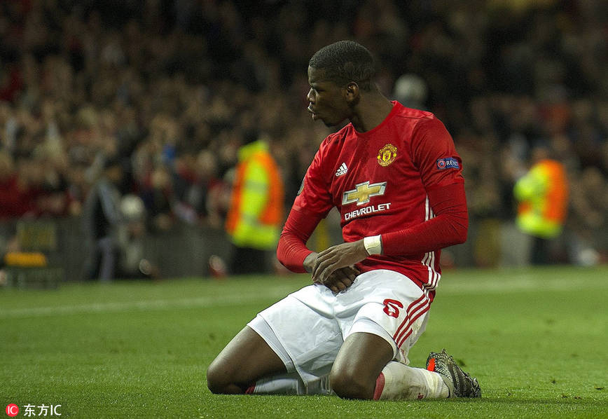 体育-曼联轻取AC米兰，博格巴梅开二度西甲