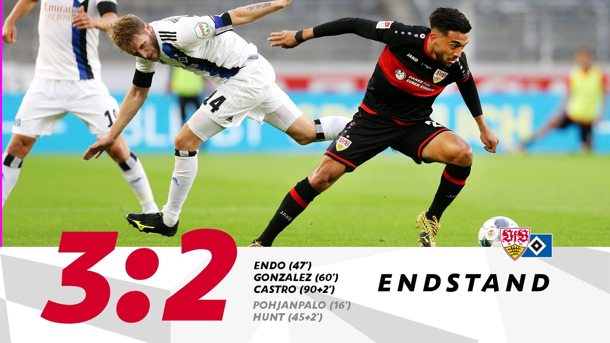 汉堡客场逆转，喜迎关键胜利